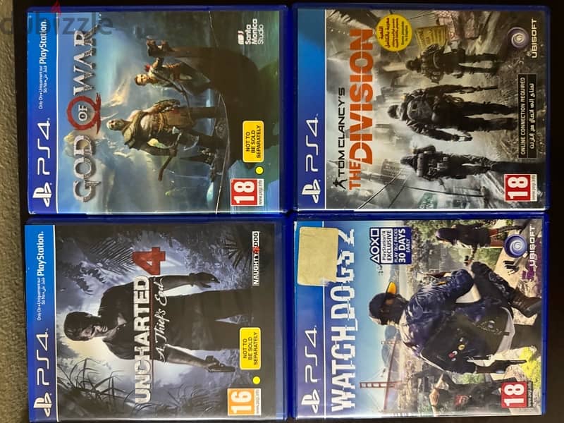 ps4 games used like new 0