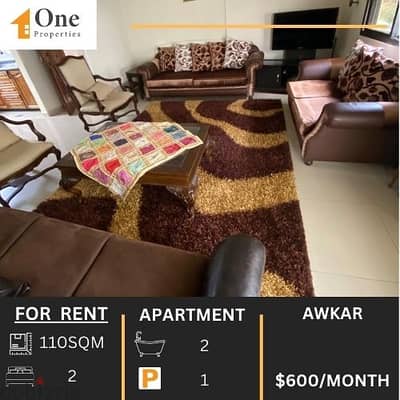 FURNISHED APARTMENT FOR RENT IN AWKAR