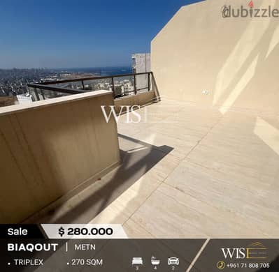 270 SQM Triplex for SALE in Biaqout!