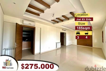 Jal El Dib 185m2 | Greenery View | Prime Location | Dead End Street|MJ