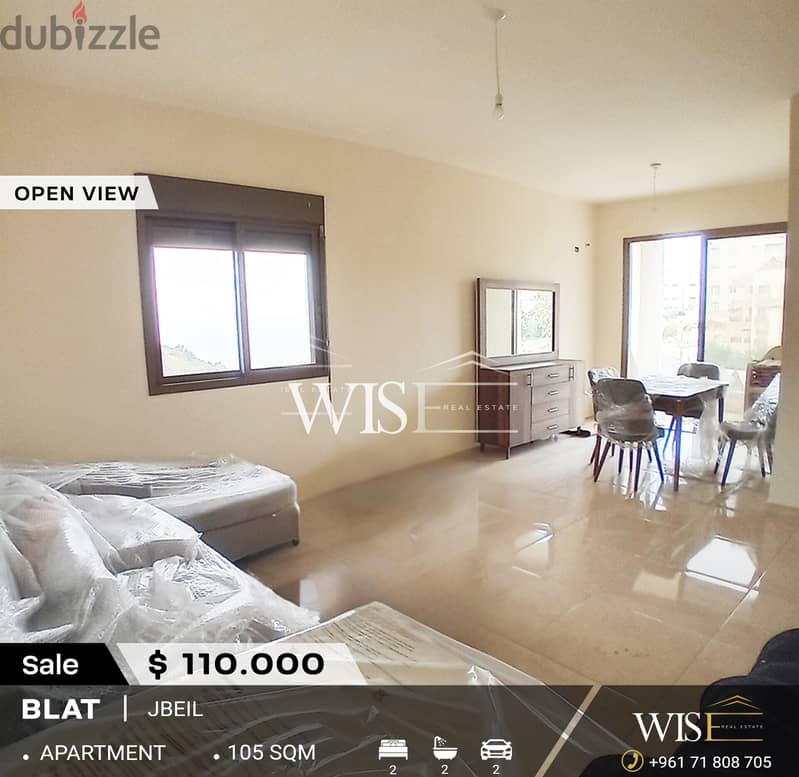 105 SQM Apartment for SALE in Blat - Jbeil! 0