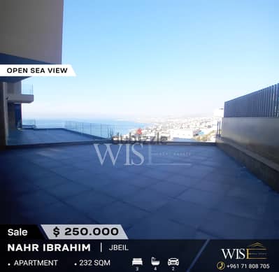 232 SQM Apartment with terrace for SALE in Nahr Ibrahim!