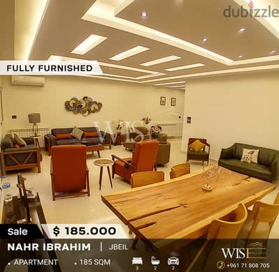  185 SQM Fully furnished apartment for SALE in Nahr Ibrahim!