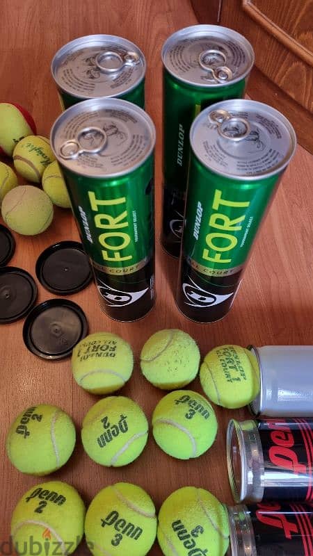 bargain price tennis balls + grips new and used 4