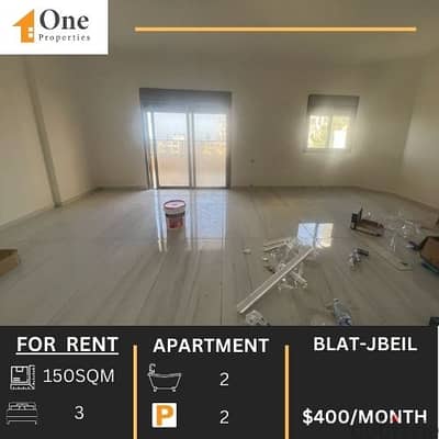 APARTMENT FOR RENT IN BLAT- JBEIL