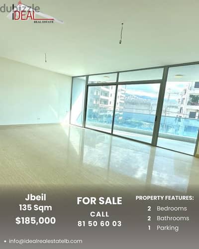 135 SQM Apartment for sale in Jbeil REF#JH17125