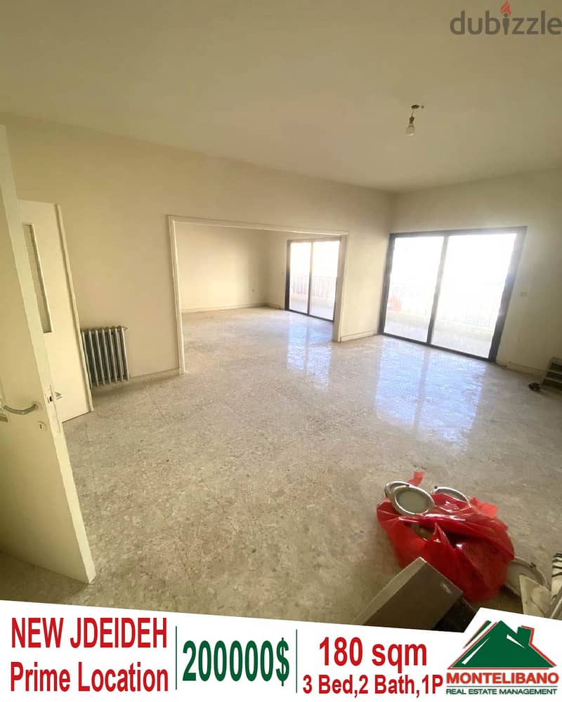 Prime Location 180 sqm Apartment for sale in Jdeideh with city view !! 0