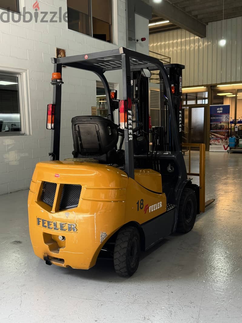 Feeler FD18 - Dual Fuel Forklift (Gasoline/LPG) 1