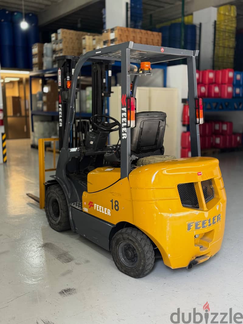 Feeler FD18 - Dual Fuel Forklift (Gasoline/LPG) 2