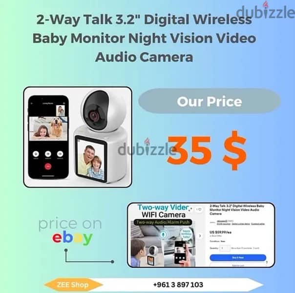 Digital Wireless Baby Monitor 0