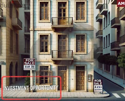 investment opportunity - Achrafieh /اشرفيه REF#AM118011