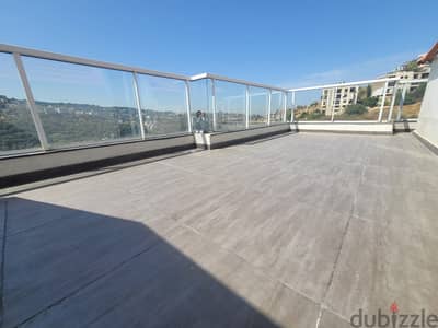 MANSOURIEH 350SQ NEW BUILDING PANORAMIC SEA VIEW + TERRACE , MA-213