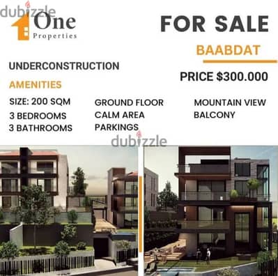 APARTMENTS FOR SALE IN BAABDAT