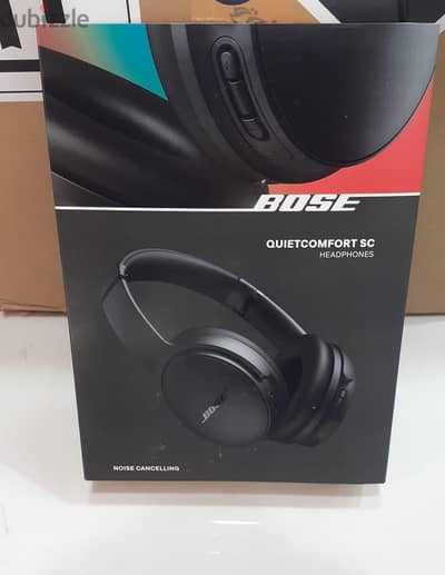 Bose Quietcomfort SC Headphones Black Great & last price