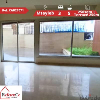 Apartment with terrace for sale in mtayleb شقة مع تراس للبيع في المطيل