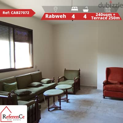 In Rabweh apartment with Terrace for sale شقة للبيع في الربوة مع تراس