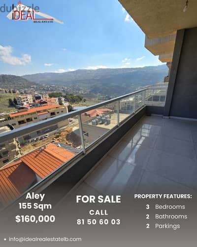 155 sqm  Apartment for sale in Aley Ain Hala REF#6008