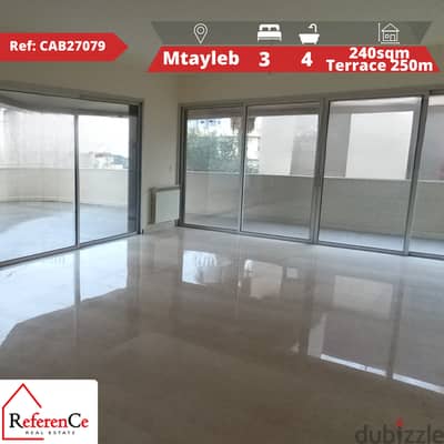 Apartment with terrace in Mtayleb شقة مع تراس في المطيلب