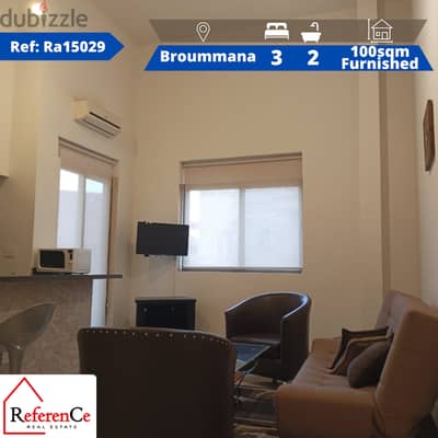 Apartment for rent in Broummana شقة للايجار في برمانا