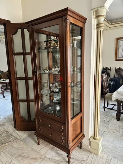 Elegant Wooden Display Cabinet for Sale