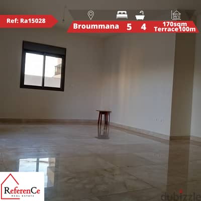 Luxury apartment for sale in Broummana للبيع شقة فاخرة في برمانا