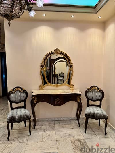 Classic Marble Vanity Set for Sale