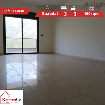 Distinctive apartment on Baabdat Highway شقة مميزة على اوتوستراد بعبدا