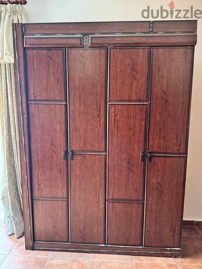 Classic Wooden Wardrobe - 200$