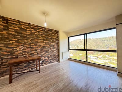 160 SQM Semi-Furnished Duplex in Zikrit, Metn with View + Terrace