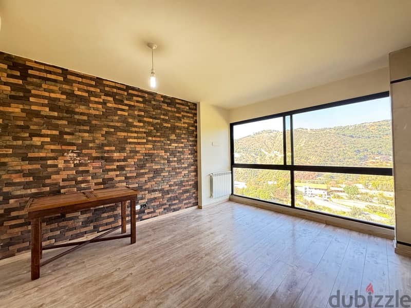 160 SQM Semi-Furnished Duplex in Zikrit, Metn with View + Terrace 0