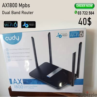 Router AX1800 WiFi-6 Dual Band Router