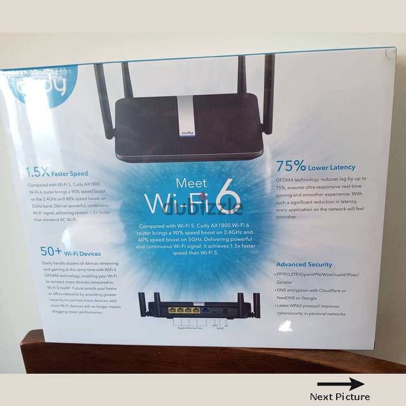 Router AX1800 WiFi-6 Dual Band Router 1