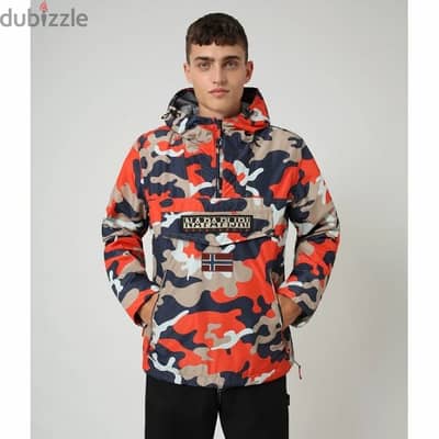 Napapijri Rainforest Orange Camo Jacket