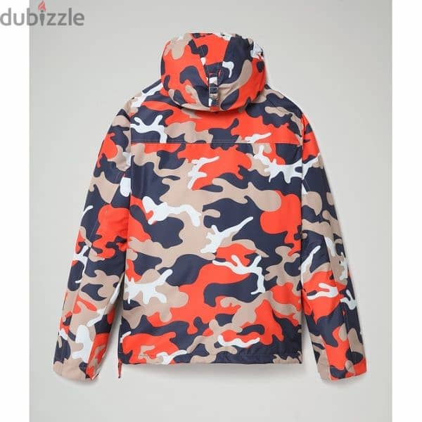 Napapijri Rainforest Orange Camo Jacket 2