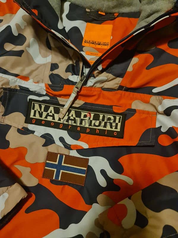 Napapijri Rainforest Orange Camo Jacket 13