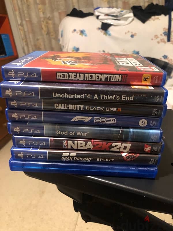 PS4 bundle + playseat + logitech wheel + shifter + 8 games 11