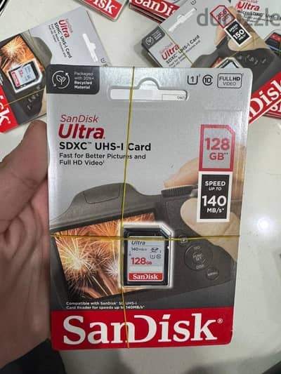 Sandisk ultra sdxc card 128gb up to 140mb/s