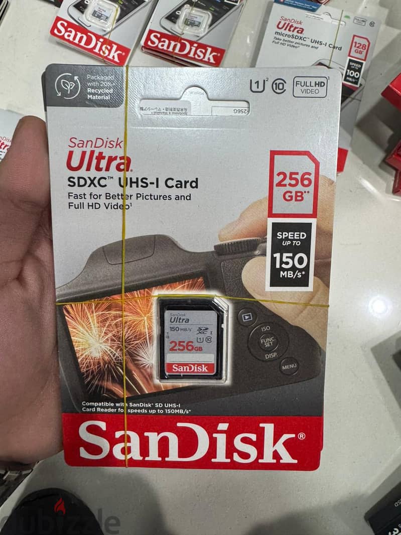 Sandisk ultra sdxc card 256gb up to 150mb/s 0