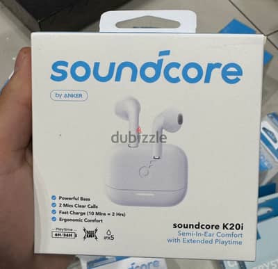 Soundcore K20i white