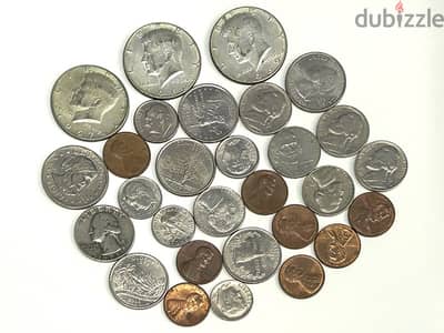 Collection of 29 Old American Coins