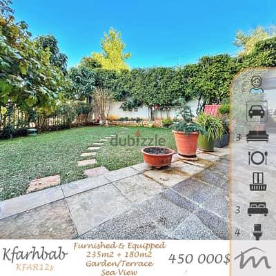 Kfarehbab | Signature | Furnished 235m² + 180m² Terrace | Lux Deal