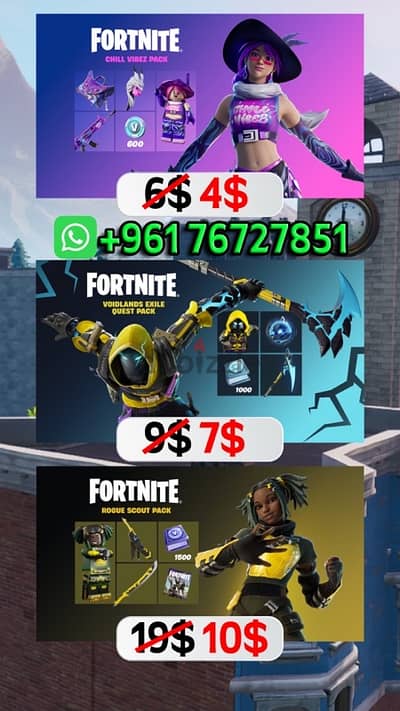 fortnite packs and fortnite crew