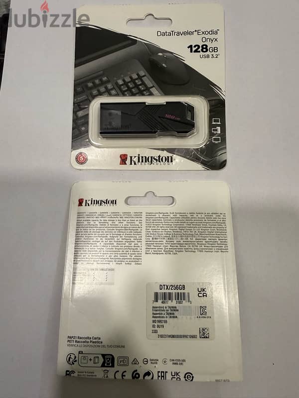 KingSton USB 128Gb / 256Gb 1