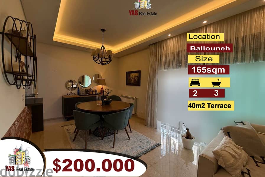 Ballounieh 165m2 | Prime Location | High End | Private Entrance | AC 0