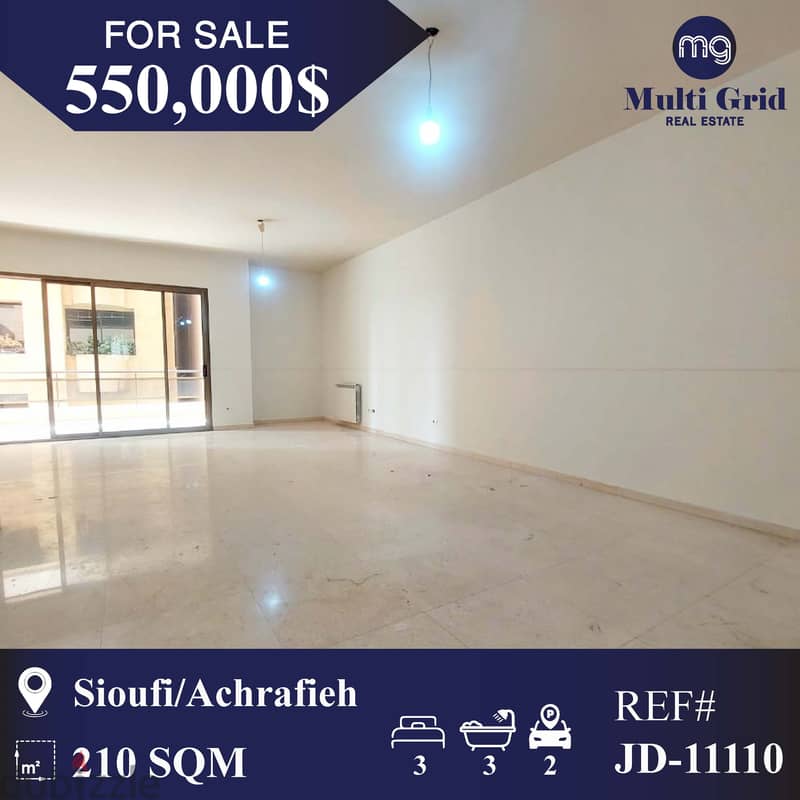 JD-11110 / Apartment for Sale in Achrafieh , شقة للبيع في الأشرفية 0