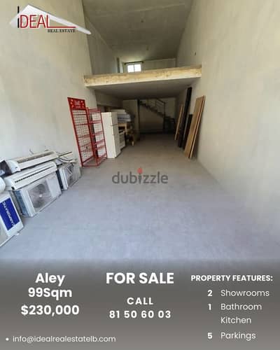 99 sqm Shop for sale in Aley Ain Hala REF#RB6012