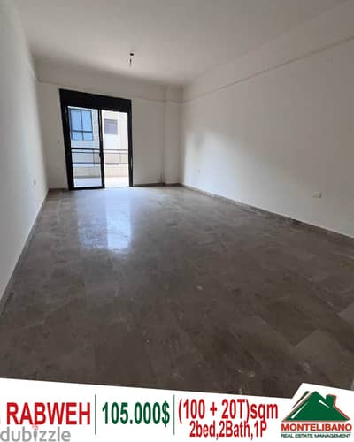 100 sqm apartment for sale in Rabwe!!