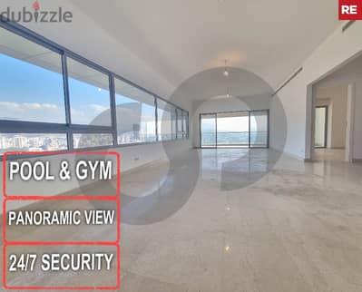 Gated Community | Panoramic Views | High Floor, Achrafieh REF#RE118064