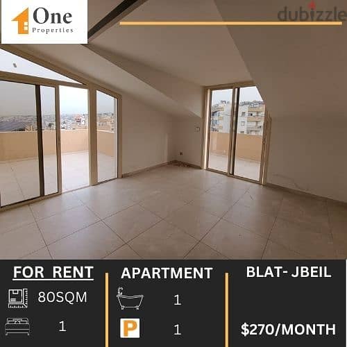 APARTMENT FOR RENT IN BLAT- JBEIL 0