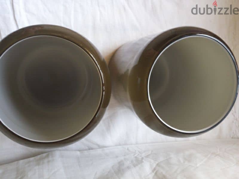 Set of two glass pots - Not Negotiable 1